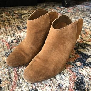 Dolce Vita mule booties brown leather